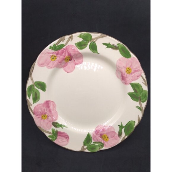 Franciscan Eathenware Desert Rose Staffordshire England  10.75"  plate - Picture 3 of 13